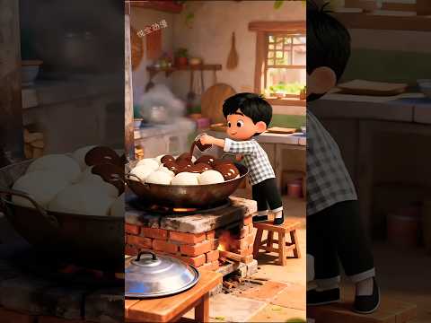 My grandmother make delicious food~ working art skill wood/ hand crafts / #shorts