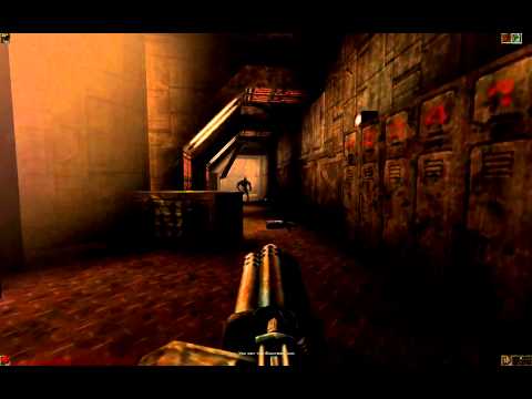 Unreal - first Skaarj killed