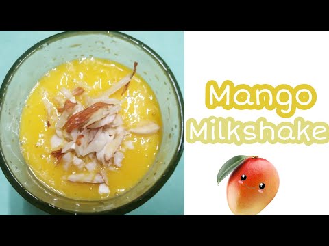 Mango Milkshake 🥭🍹| © Cook with Nafisa |
