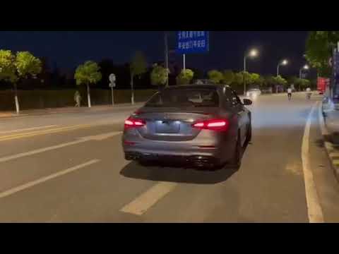 E63 W213 with Redstar Exhaust HJS Catted Downpipes