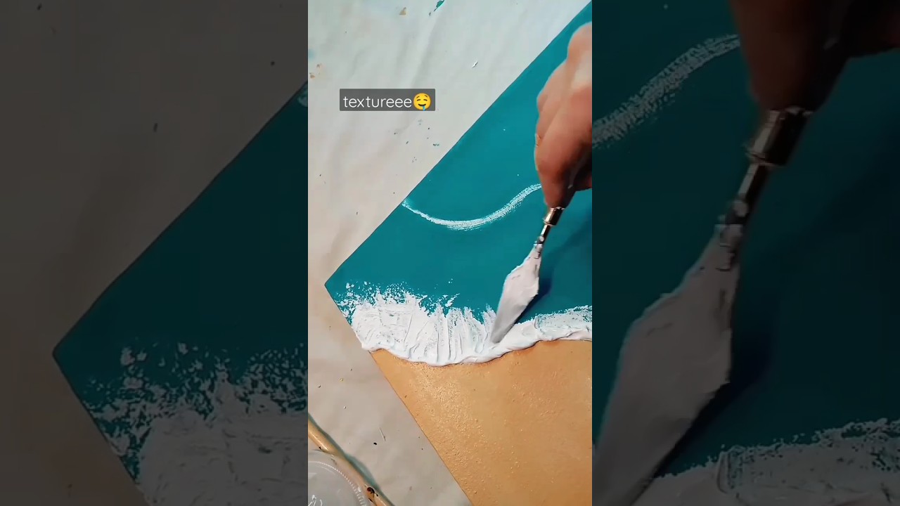 textured waves art #textureart #asmr