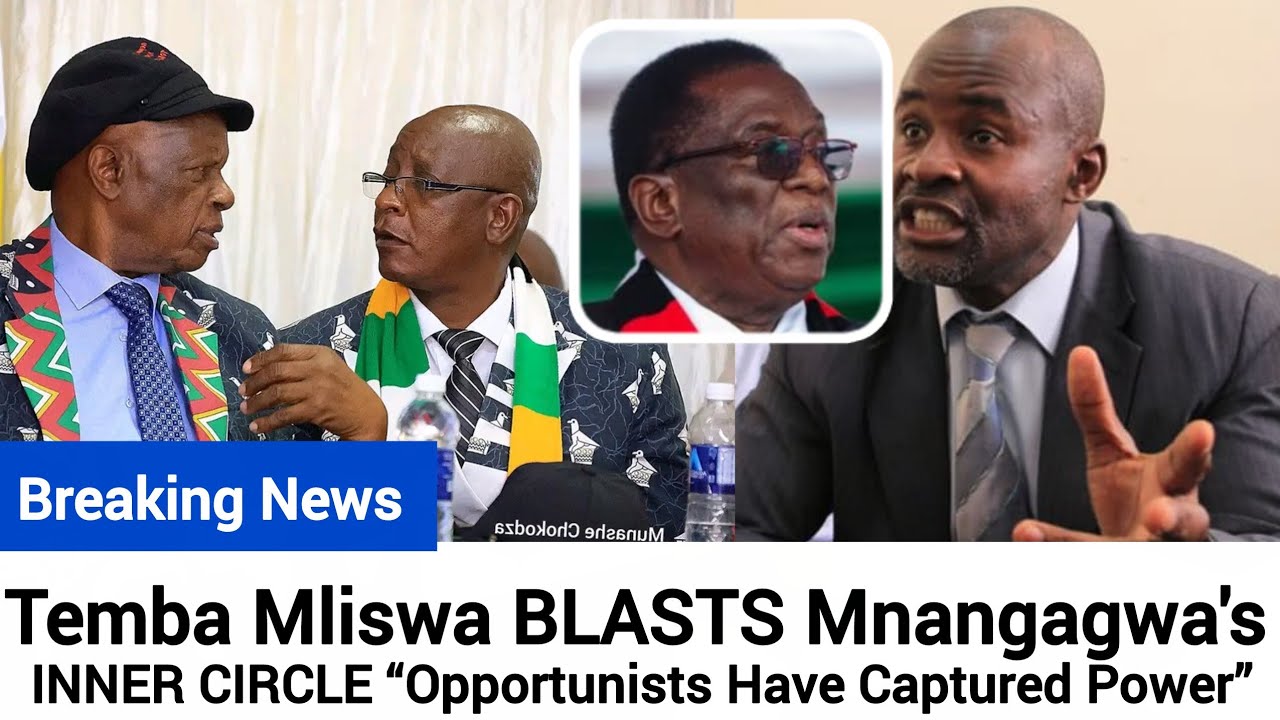BREAKING,🇿🇼Temba Mliswa BLASTS Emmerson Mnangagwa’S INNER CIRCLE  “OPPORTUNISTS HAVE CAPTURED POWER”