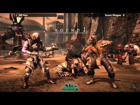 MKX @ Paradise Found - MI Reo (Quan Chi) vs Scoot Magee (Scorpion) [720p/60fps]