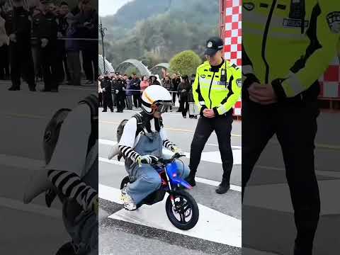 A Hot Seat Prank Turned Her Into a Mini Bike Rider 😂🏍️😳✨ #shorts #viral