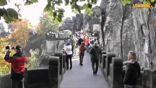 preview picture of video 'Bastei - Felsenburg Elbsandsteingebirge - sächsische Schweiz - Dresden'