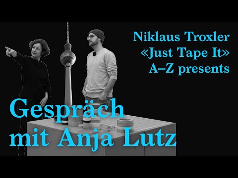 «Just Tape It» Niklaus Troxler bei «A-Z presents» Berlin | Gespräch mit Anja Lutz