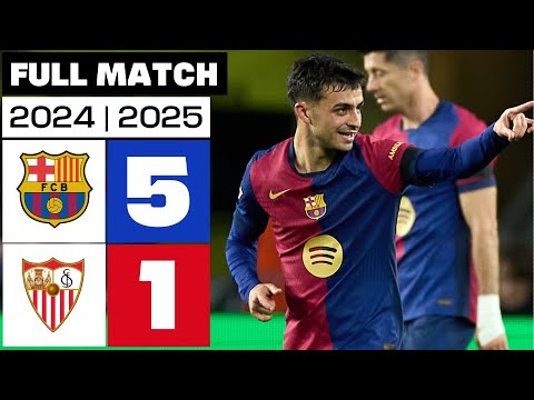 FC Barcelona 5 - 1 Sevilla FC | SEGUNDA PARTE | LALIGA EA SPORTS 2024/25