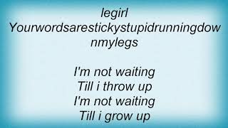 Sleater Kinney - I'm Not Waiting Lyrics