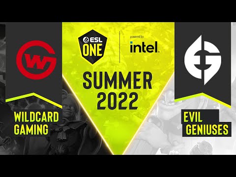 Dota2 - Evil Geniuses vs. Wildcard Gaming - Game 2 - DPC NA Tour 3 - ESL One Summer 2022