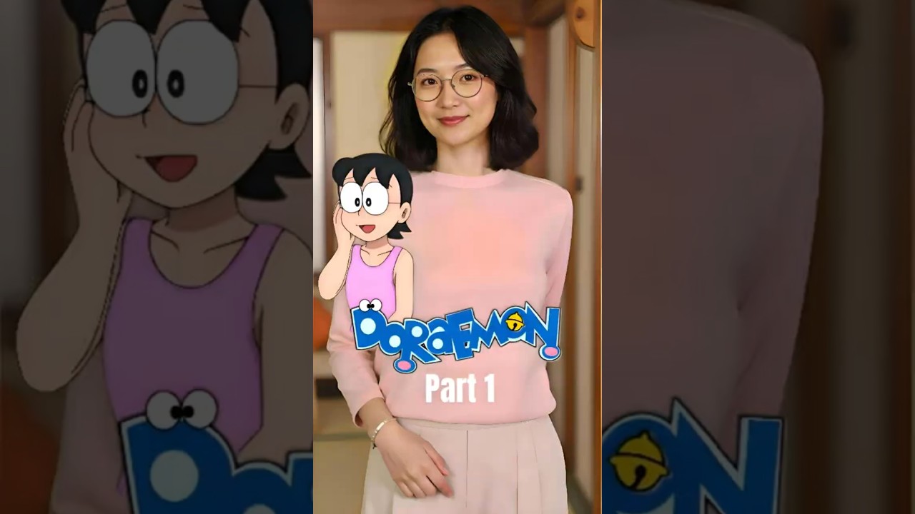 Doraemon in Real Life! 😱🎉 See AI Transform Your Faves! 👨‍👩‍👧🦾 #ai #doraemon #disneychannel