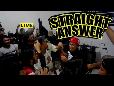 STRAIGHT ANSWER -bangkit melawan atau tunduk ditindas- (live)