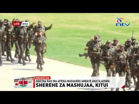 Mashujaa-Tag | Kenias Sicherheitskräfte, angeführt von der KDF, mit einem eindrucksvollen Marsch ...
