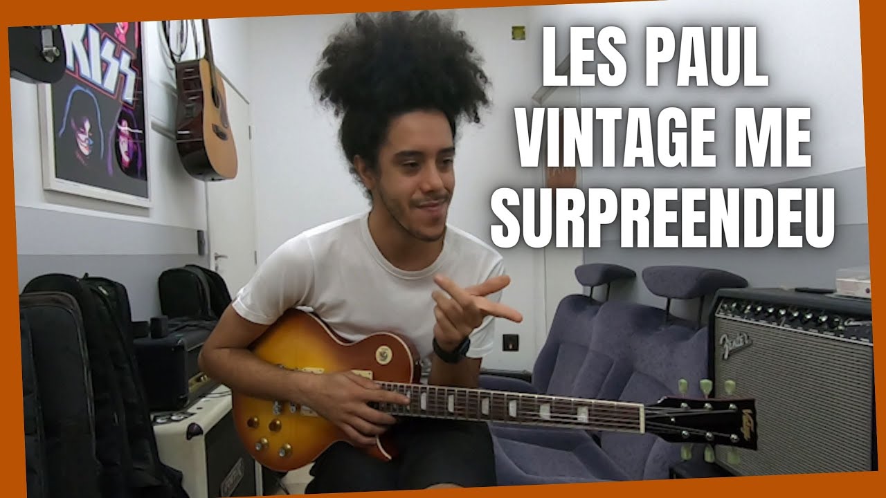 Review guitarra Vintage V100 Les Paul + PRIMEIROS UPGRADES