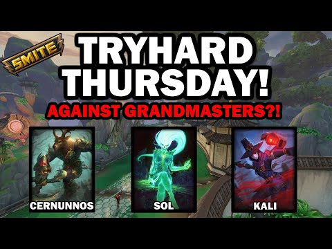 TRYHARDING VS TOP 10 GM'S OF ALL TIME! - Season 10 Masters Ranked 1v1 Duel - SMITE