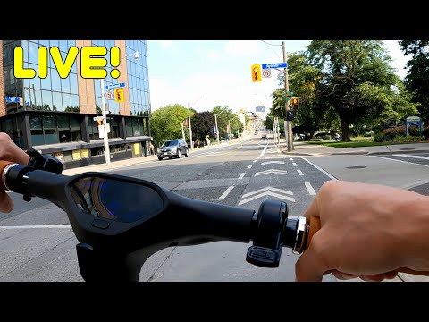 Toronto Escooter Ride LIVE Around Midtown & Forest Hill (July 4, 2021)