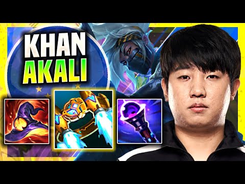 KHAN DESTROYING WITH AKALI! ( MSI BOOTCAMP ) - DK Khan Plays Akali Top vs Nocturne! | Season 11