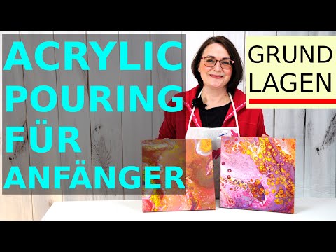 Acrylic Pouring for BEGINNERS 🎨 acrylic pouring basics 💕 fluid art