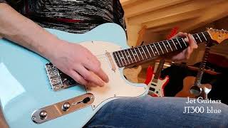 Video thumbnail for Jet Guitars - Jet JT300 Blue by GUITAR GEAR - Strumenti Musicali Dalmine BG