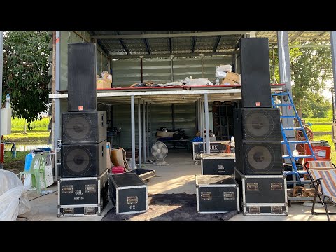 JBL PRO SPEAKER SYSTEM 2 SOUND POWER SP225-6 & 2 VENUE VS125HS LOWS SP-225-6 MID 90'S - BLACK DURA FLEX COATING image 5