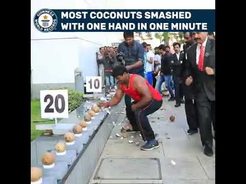 Max coconut smash in 1 minute
