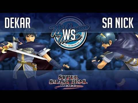 CoM11 - Dekar vs SA Nick - Melee Singles - WS