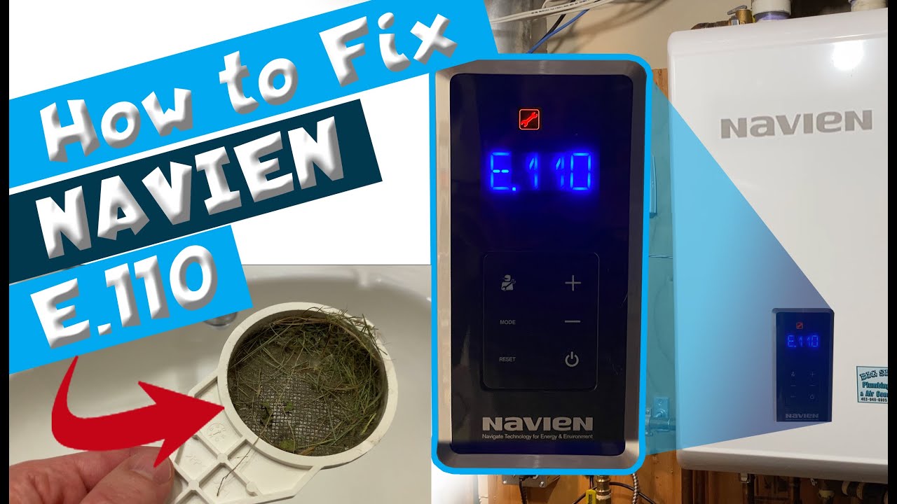 Navien Hot Water on Demand E.110 Error code - SOLVED