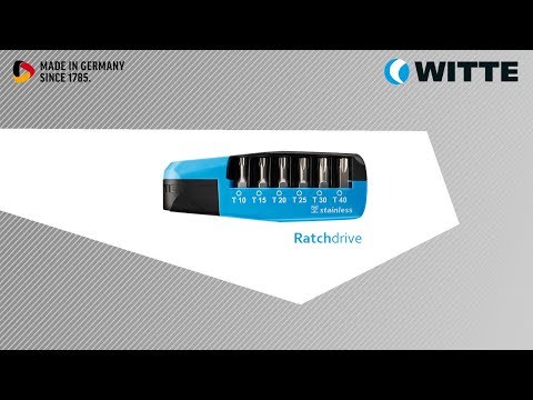 Набор бит РН/ PZ WITTE с трещоткой 7 предметов 25101 - фото 1 - id-p2052338976