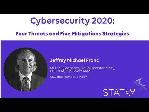 Cyber-Security for Researchers and Healthcare 2020 - Avoiding Cyber-Theft and Cyber-Terrorism