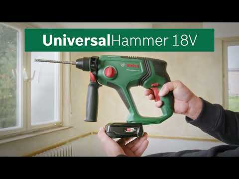 Accuboorhamer - Bosch UniversalHammer 18V - krachtig voor boor- en beitelwerk