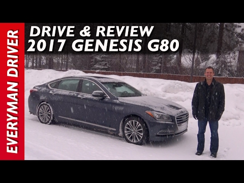 In the Snow: Here's the 2017 Genesis G80 Review on Everyman Driver