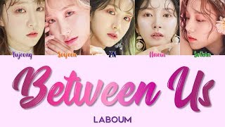 LABOUM 라붐 " Between Us 체온 " Correct Lyrics (ColorCoded/Eng/Han/Rom/가사)
