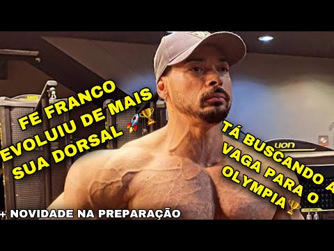 FE FRANCO REVELA O SHAPE COMPLETO PELA ÚLTIMA VEZ ANTES DO CAMPEONATO 😱