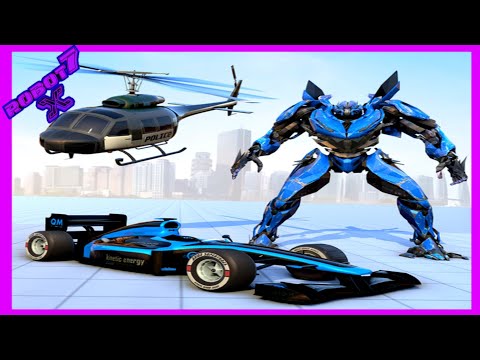 Formula Helicopter Robot Game Android - Gameplay