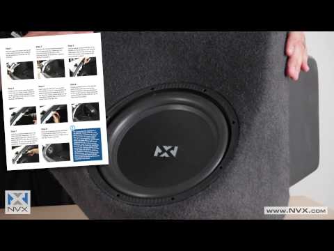 2006-2013 Chevy Corvette C6 - Custom Fit 10" Subwoofer Box | NVX BE-GM-VETC6-video