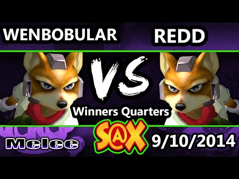 S@X - Wenbobular (Fox) vs. VGBC | Redd (Fox) SSBM Winners Quarters - Melee