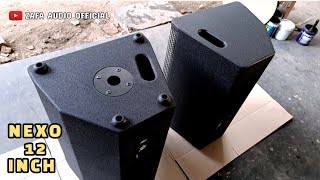 Download lagu proses membuat box sr nexo 12 inch -  monitor panggung mp3