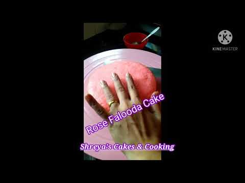 Rose Falooda Cake / Shreya's Cakes