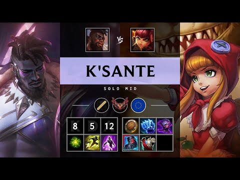 K'Sante Mid vs Annie - EUW Grandmaster Patch 25.13