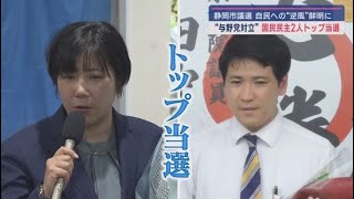 総理の商品券問題が直撃した静岡市議会議員選挙　自民党が過半数届かず　国民民主党の新人２人が２選挙区でトップ当選