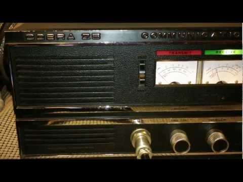 Cobra 25 CB Base Radio Early Transistor Base Dynascan Corp