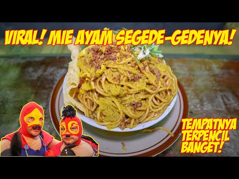VIRAL! MIE AYAM GEDE BANGET GILA! REKOR TERPECAHKAN! GAK TERIMA PESANAN ONLINE KARENA PENUH BANGET!