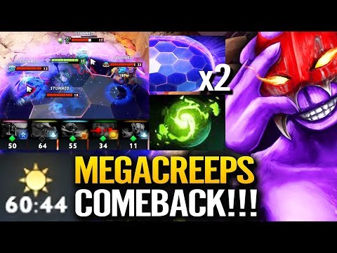 10K RANKED - Epic MegaCreeps Comeback Refresher Faceless Void x2 Chronosphere Dota 2 by Resolut1on