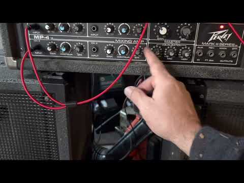 Peavey MK-III mp4 Series 4-channel Powered Mixer 80s image 5