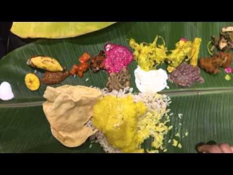 Onam sadhya in stop motion
