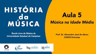 História da Música  |ELM-UNICAMP| - Resumo Aula 5 - Música na Idade Média
