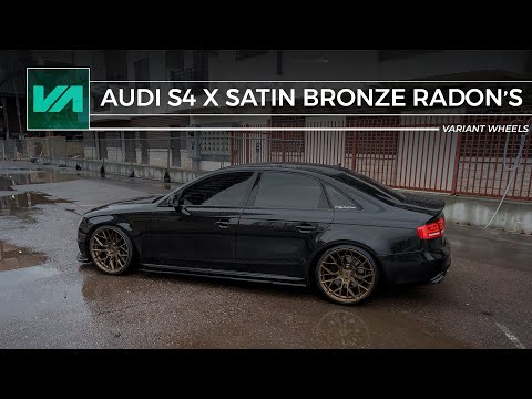 Audi S4 on Satin Bronze Radon's // Variant Wheels