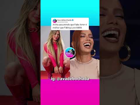 Anitta said that she liked Melody's version of 'Fake Amor' more than the original version.