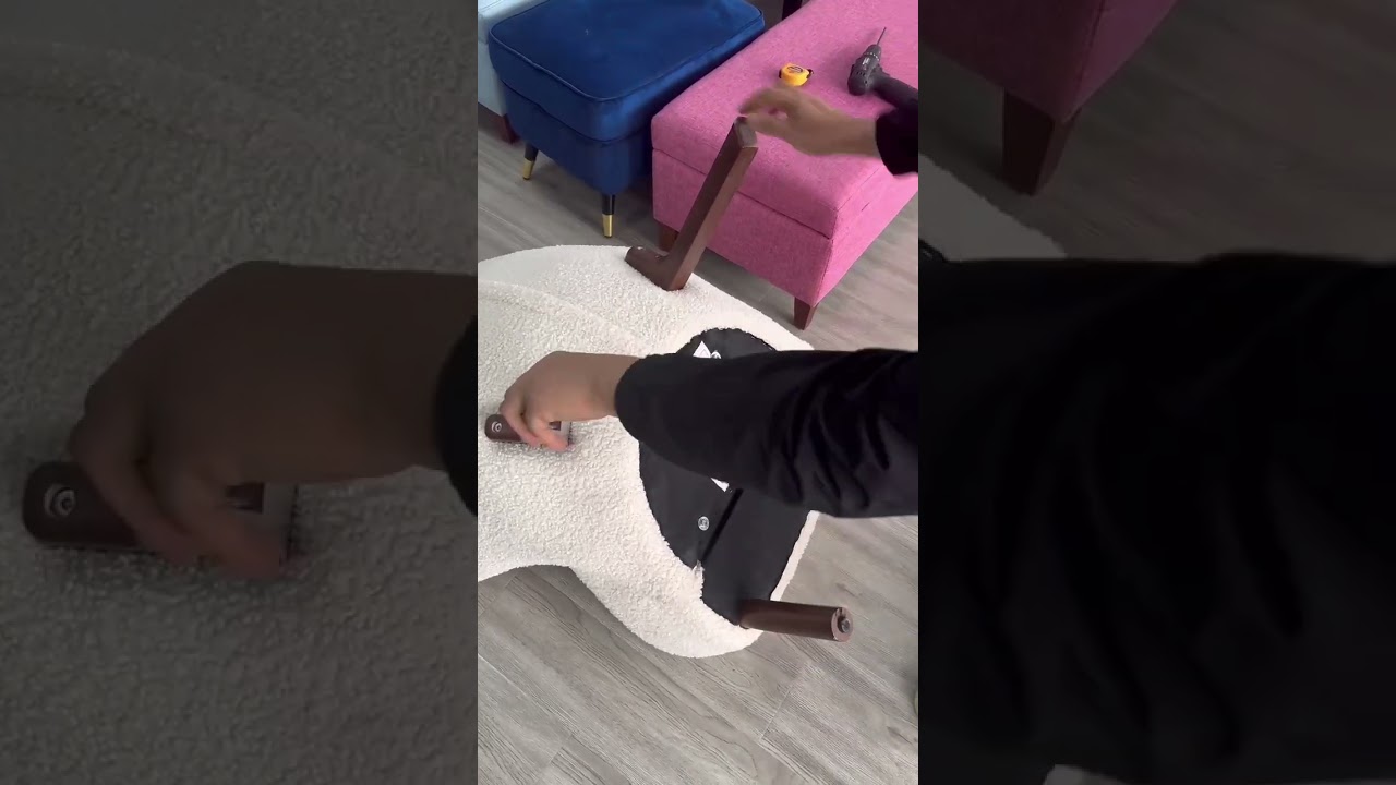 Cream  Upholstered Chairs Installation Video of  WF289650AAC