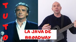 TUTO GUITARE - LA JAVA DE BROADWAY (Michel Sardou)