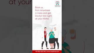Book us from anywhere in India and get Doctor Visit right at your Home.. :) #shorts